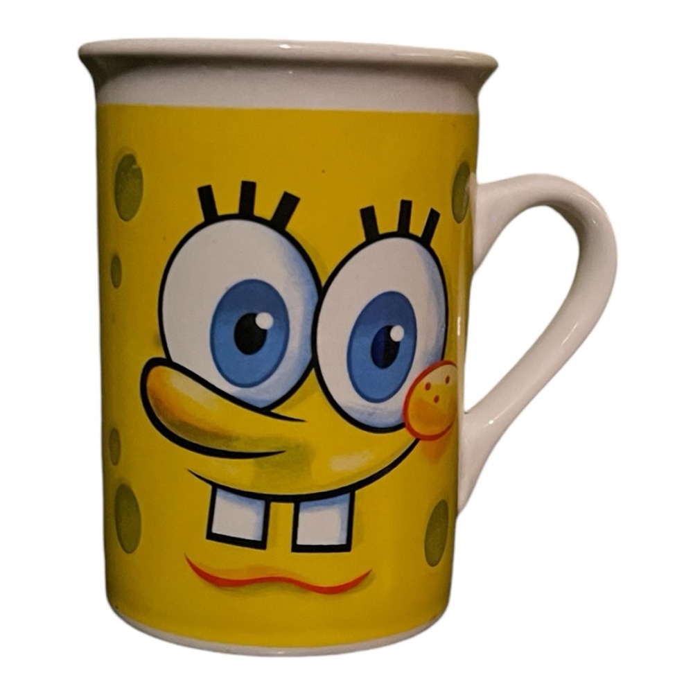 Spongebob Viacom 2011 Double Face SpongeBob Square Pants Coffee Cup